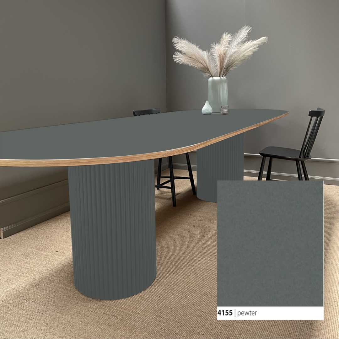 AA - 88 Eg olie | Langt Søjlebord - Billede 3