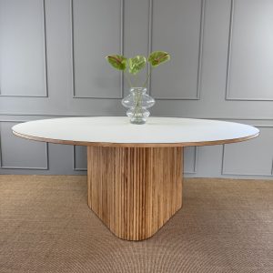 AA - 45 Eg olie  | Rundt Søjlebord