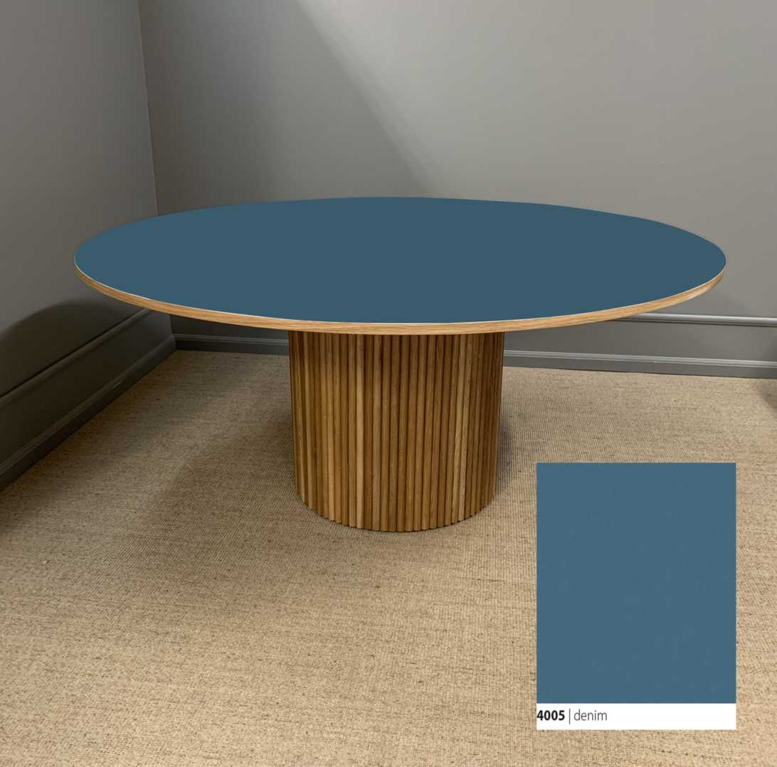 AA - 43 Eg olie | Rundt Søjlebord - Billede 13