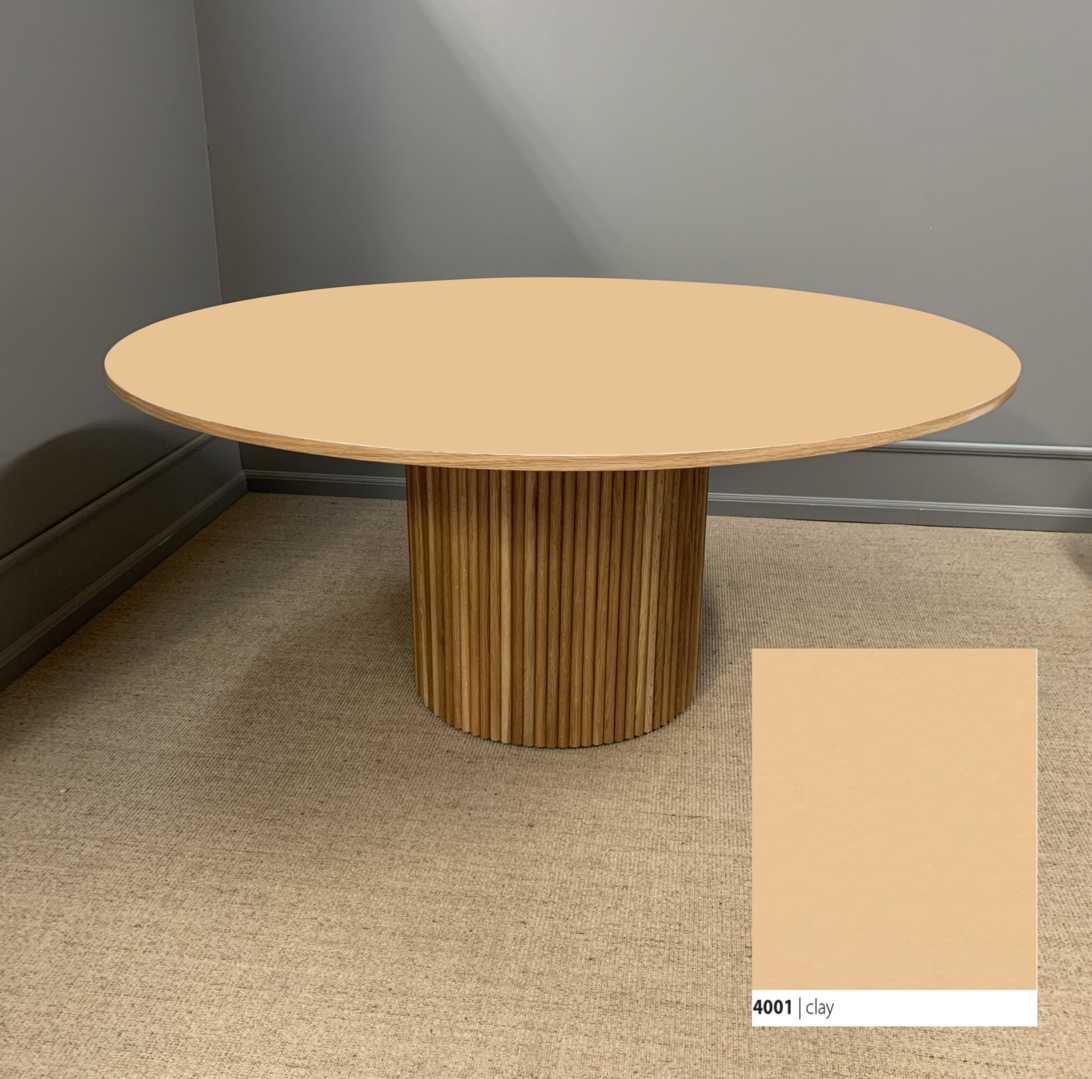 AA - 43 Eg olie | Rundt Søjlebord - Billede 9