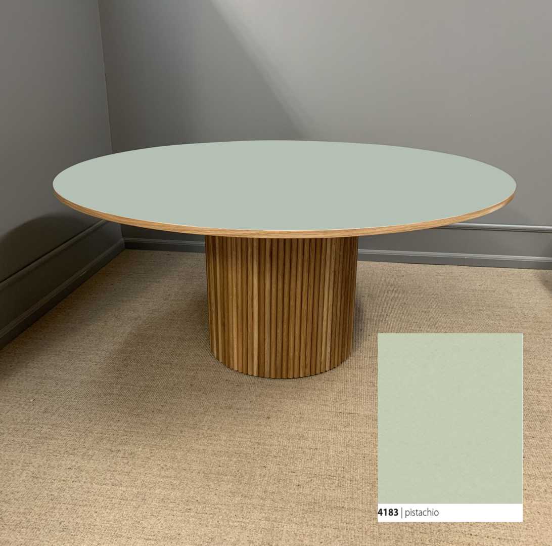 AA - 43 Eg olie | Rundt Søjlebord - Billede 8